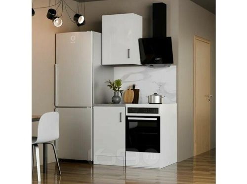 Кухонный гарнитур Уют белый 2155x500x600