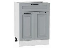 Шкаф нижний с 2-мя дверцами и ящиком Ницца Magnum/Белый 816*600*478