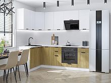 Евро Лайн-05 Белый/Дуб песочный