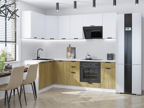 Евро Лайн-05 Белый/Дуб песочный