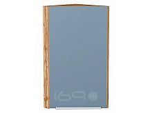 Шкаф верхний торцевой Фьюжн Silky Blue Дуб Вотан 716*300*306