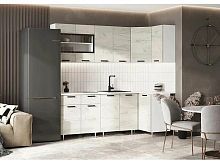 Кухонный гарнитур Рио дуб крафт белый 2140x2200/1000x600
