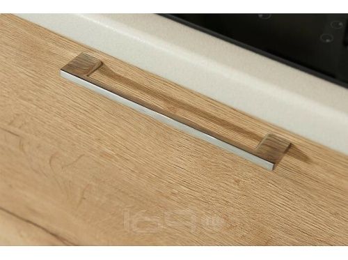 Модульный кухонный гарнитур Логика-01 дуб галифакс, белый глянец 2040x1400x600 фото 7