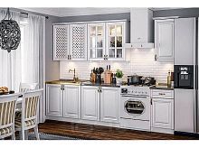Кухонный гарнитур Престиж жемчуг шервуд 2400x2000x600