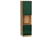 Шкаф пенал с 2-мя дверцами под технику Дублин Special Green/Дуб Вотан 2336*600*574