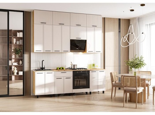 Кухонный гарнитур Бьянка кашемир 2800x2400x600