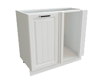 Шкаф НУ990 с 1-ой дверью Прага БЕЛ/БЕЛ/ДЕР Ф30