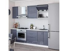 Модульный кухонный гарнитур Сканди-01 Graphite Softwood/Белый | 220 см