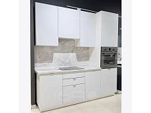 Модульный кухонный гарнитур Фьюжн silky light grey 2336x2200x600