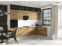 Кухонный гарнитур Рио дуб крафт 2500x3000/1800x600