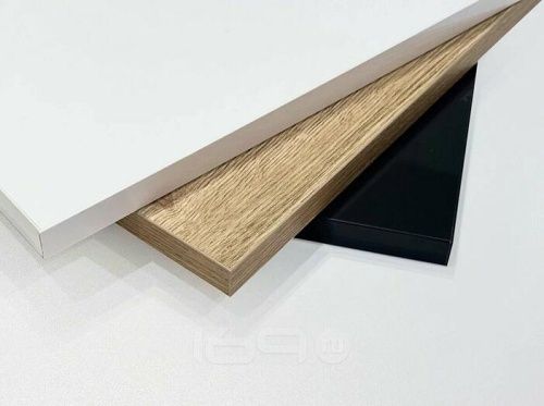 Модульный кухонный гарнитур Логика-03 графит глянец, дуб галифакс 2040x2000x600 фото 4