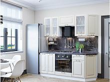 Модульный кухонный гарнитур Ницца-01 агат 2140x1900x600