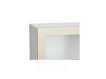 Шкаф верхний горизонтальный остекленный Валерия-М ВГ 500 Бежевый металлик-Белый