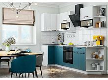 Кухонный гарнитур Техно белый снег софт 2170x2700x600