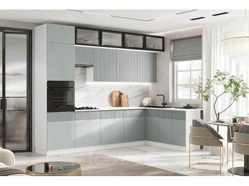 Кухонный гарнитур Оливия шарли бриз 2500x3000x600