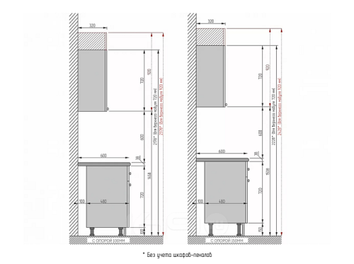 Модульный кухонный гарнитур Евро антрацит, агат 2140x2000x600 фото 2